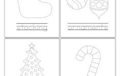 Free Printable Christmas Tracing Worksheets For Kids - The Craft pertaining to Free Christmas Tracing Worksheets