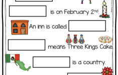 Freebies Christmas Around The World For Kindergarten And First Grade pertaining to Las Posadas Christmas in Mexico Worksheet