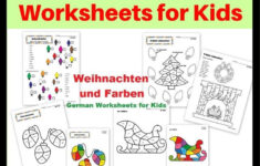 German Christmas Worksheets - Weihnachten Und Farben in German Christmas Vocabulary Worksheet