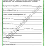 How I Spent My Christmas Holidays   Esl Worksheetmarymary7591 With My Christmas Holiday Worksheet