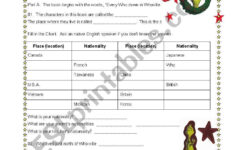 How The Grinch Stole Christmas An Exploration Of Everything pertaining to The Grinch Who Stole Christmas Worksheets
