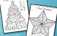 I Spy Christmas - Free Printables! - Literacy Learn with Free Printable I Spy Christmas Worksheets