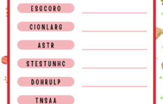 Kids Christmas Activity Pages, Word Search, Printable Kids intended for Scrambled Christmas Super Teacher Worksheets