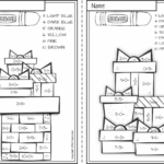 Km Classroom: Free Christmas Colornumber Addition Within 10 Throughout Math Christmas Coloring Worksheets