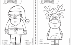 Km Classroom: Free Christmas Colornumber Addition Within 10 with regard to Free Christmas Color By Number Worksheets