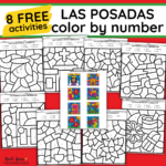 Las Posadas Colornumber Activities   Rock Your Homeschool For Las Posadas Christmas In Mexico Worksheet