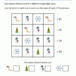 Math Christmas Activities 4Th Grade For Free Printable Christmas Math Worksheets For 4th Grade