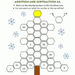 Math Christmas Activities 4Th Grade Intended For Free Printable Christmas Math Worksheets For 4Th Grade