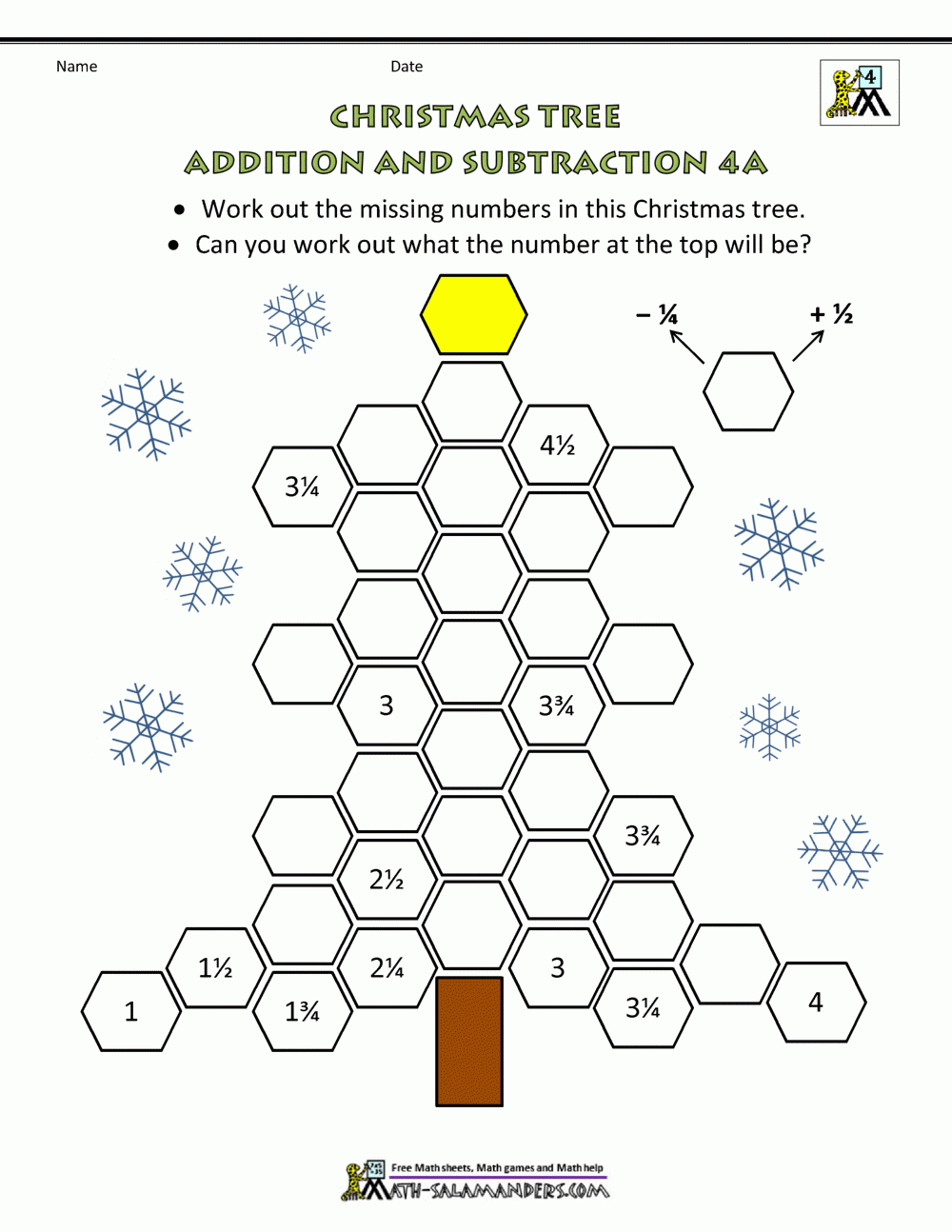 Math Christmas Activities 4Th Grade intended for Free Printable Christmas Math Worksheets For 4Th Grade