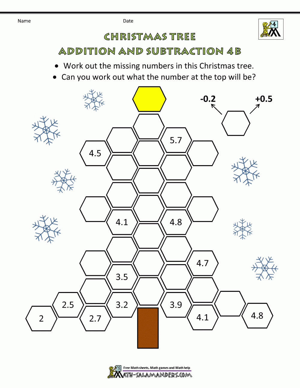 Math Christmas Activities 4Th Grade within Fun Christmas Worksheets For 4Th Grade