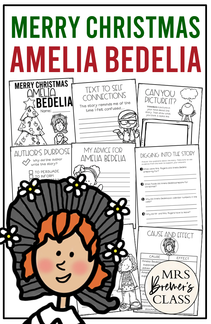 Merry Christmas Amelia Bedelia | Book Study Activities | Mrs throughout Merry Christmas Amelia Bedelia Worksheets