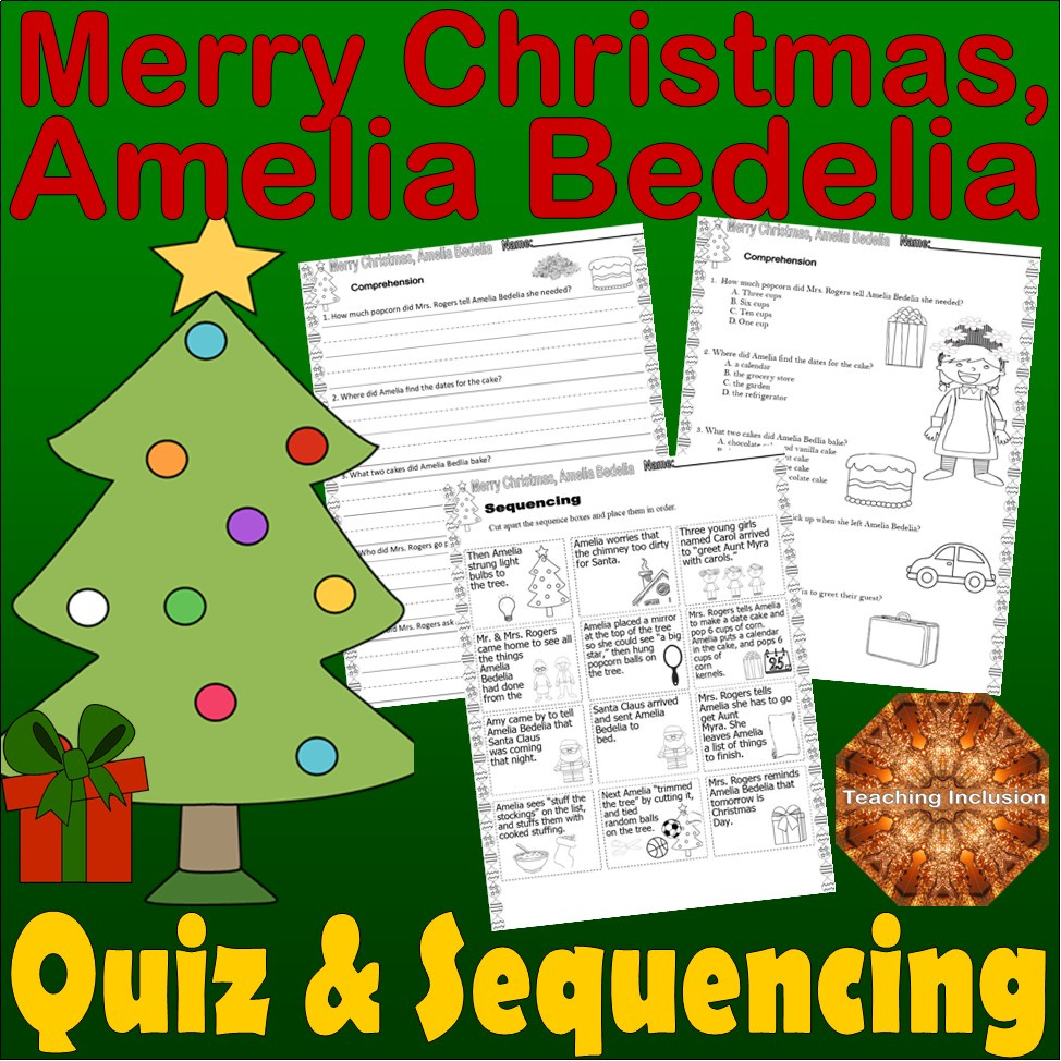 Merry Christmas Amelia Bedelia Read Aloud Book Study Companion regarding Merry Christmas Amelia Bedelia Worksheets