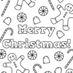 Merry Christmas Coloring Pages   Free Printables | Printabulls With Merry Christmas Coloring Worksheet