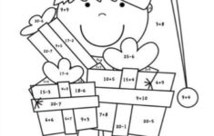 Multiplication Coloring Worksheets Christmas intended for Math Christmas Coloring Worksheets