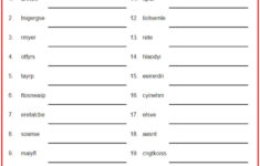 My Christmas Scrambler Answers Free Printable - Thrifty Mommas regarding Super Teacher Worksheets Scrambled Christmas Answers