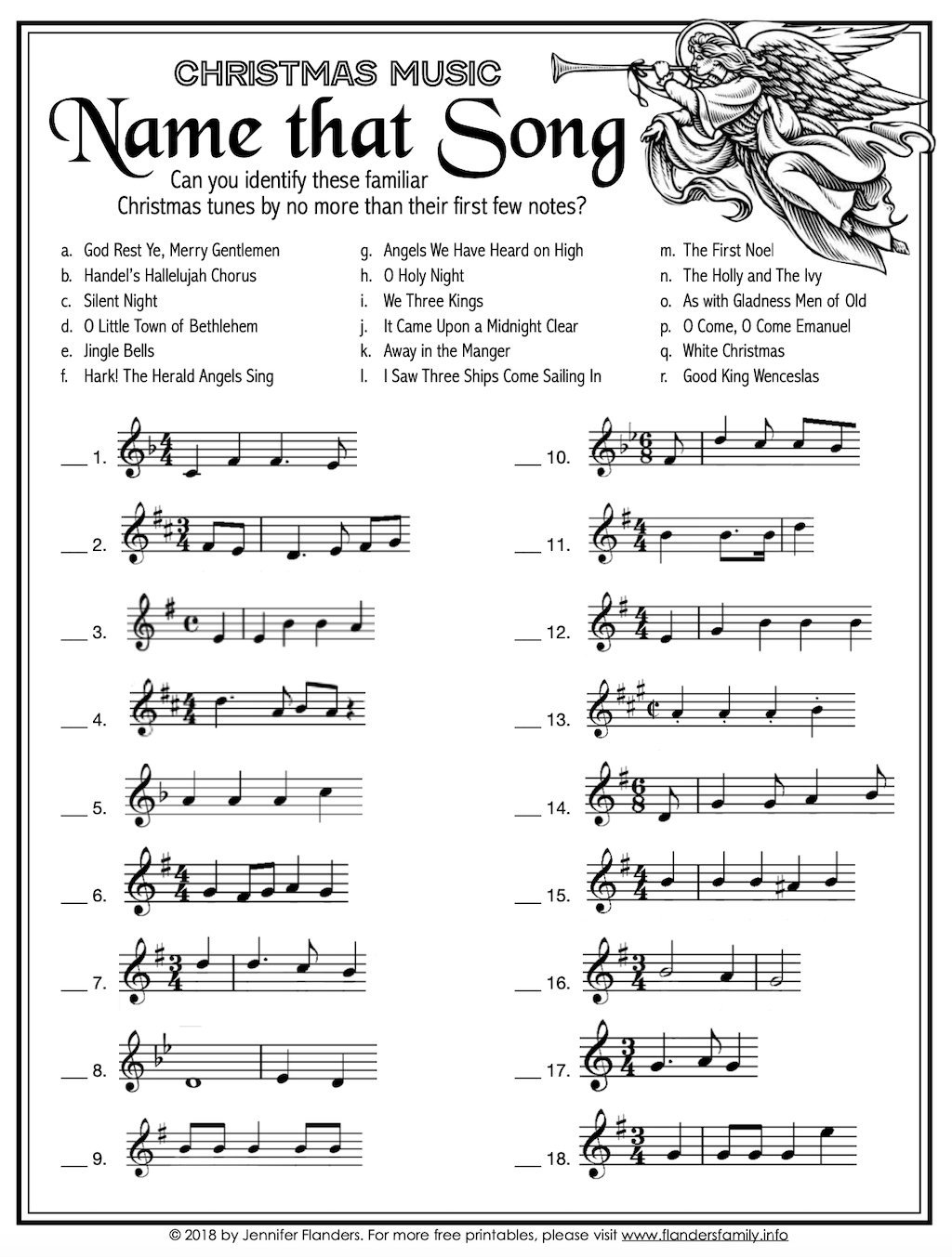 Name That Song&amp;quot; Christmas Game inside Name That Christmas Song Worksheet