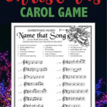 Name That Song" Christmas Game Intended For Name That Christmas Tune Worksheet