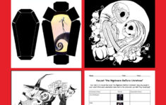 Nightmare Before Christmas Printable Activities throughout The Night Before Christmas Worksheets