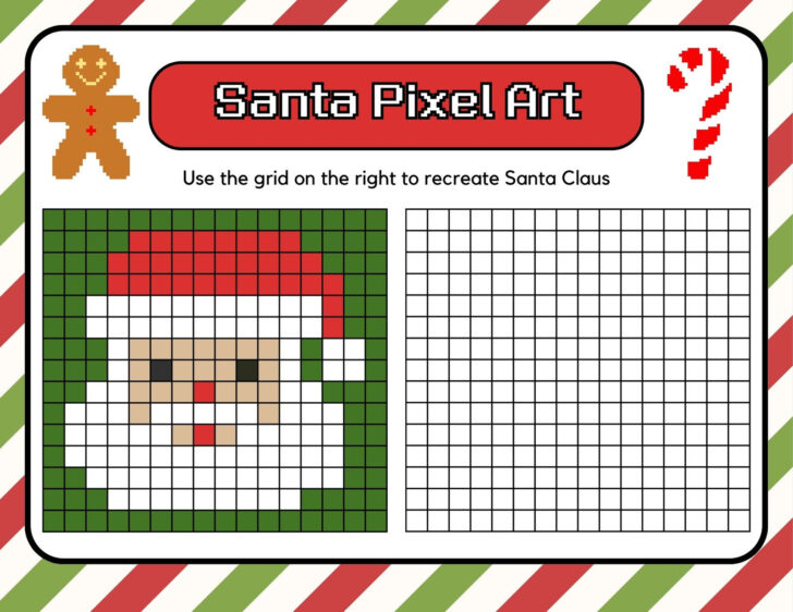 Father Christmas Graphing Worksheet