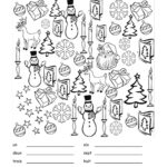 Pin Page Inside Free French Christmas Worksheets