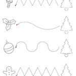 Pin Page Within Preschool Christmas Tracing Worksheets