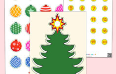 Printable Christmas Cut And Glue Activity For Kids inside Cut and Paste Christmas Tree Worksheet