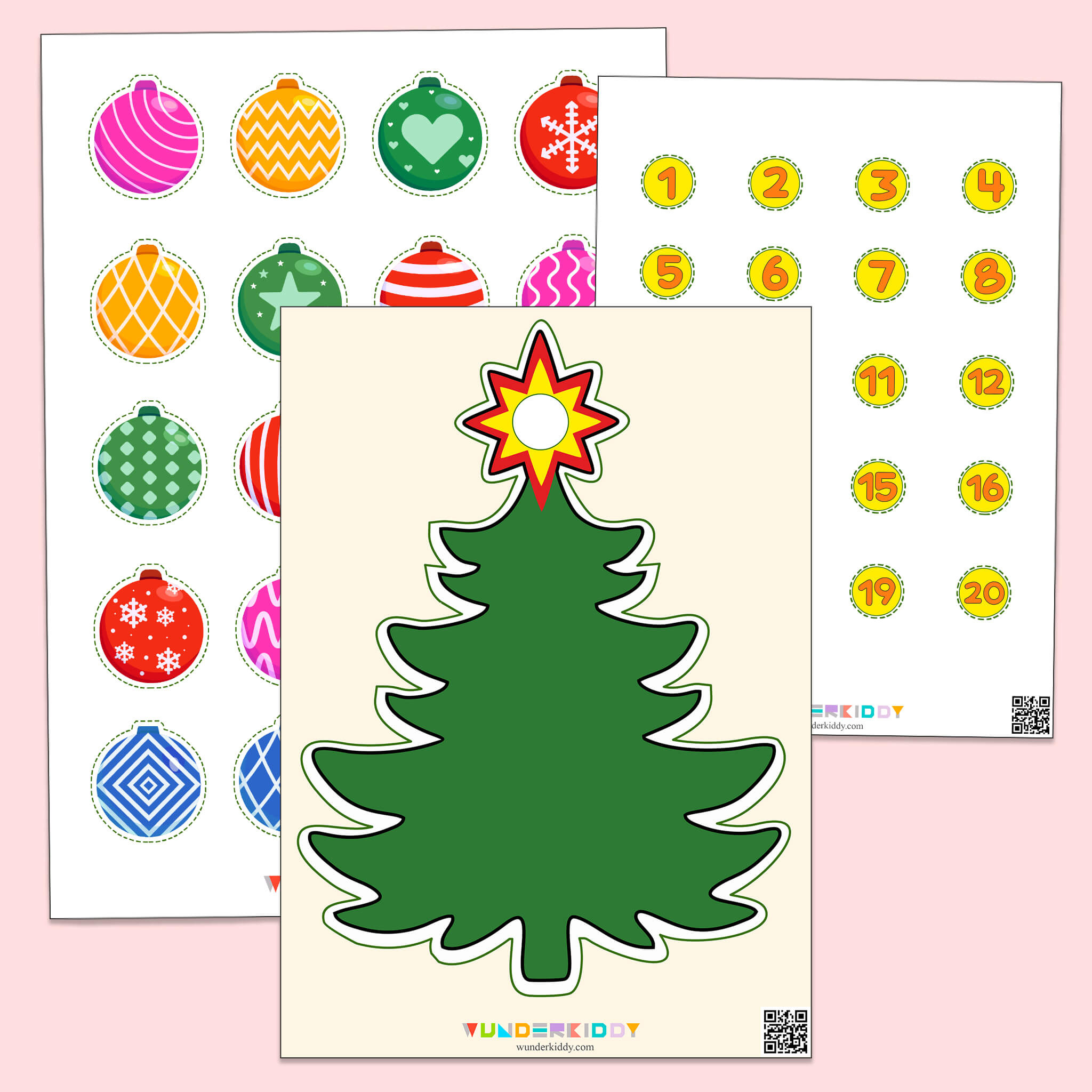 Printable Christmas Cut And Glue Activity For Kids inside Cut and Paste Christmas Tree Worksheet