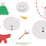 Printable Christmas Cut And Glue Activity For Kids Intended For Cut And Glue Christmas Worksheets