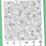 Printable I Spy Christmas   Chevron Lemon In I Spy Christmas Worksheet