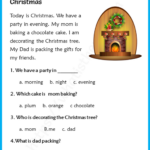 Reading Comprehension For Grade 3   Your Home Teacher For Free Christmas Reading Comprehension Worksheets For 3Rd Grade