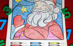 Santa Multiplication Activity regarding Super Teacher Worksheets Merry Christmas Word Search Answers
