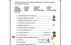 Spanish Christmas La Navidad Interactive Notebook Activities inside Spanish Christmas Activities Worksheets