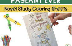 The Best Christmas Pageant Ever Novel Study Coloring Sheets Helps for The Best Christmas Pageant Ever Free Worksheets