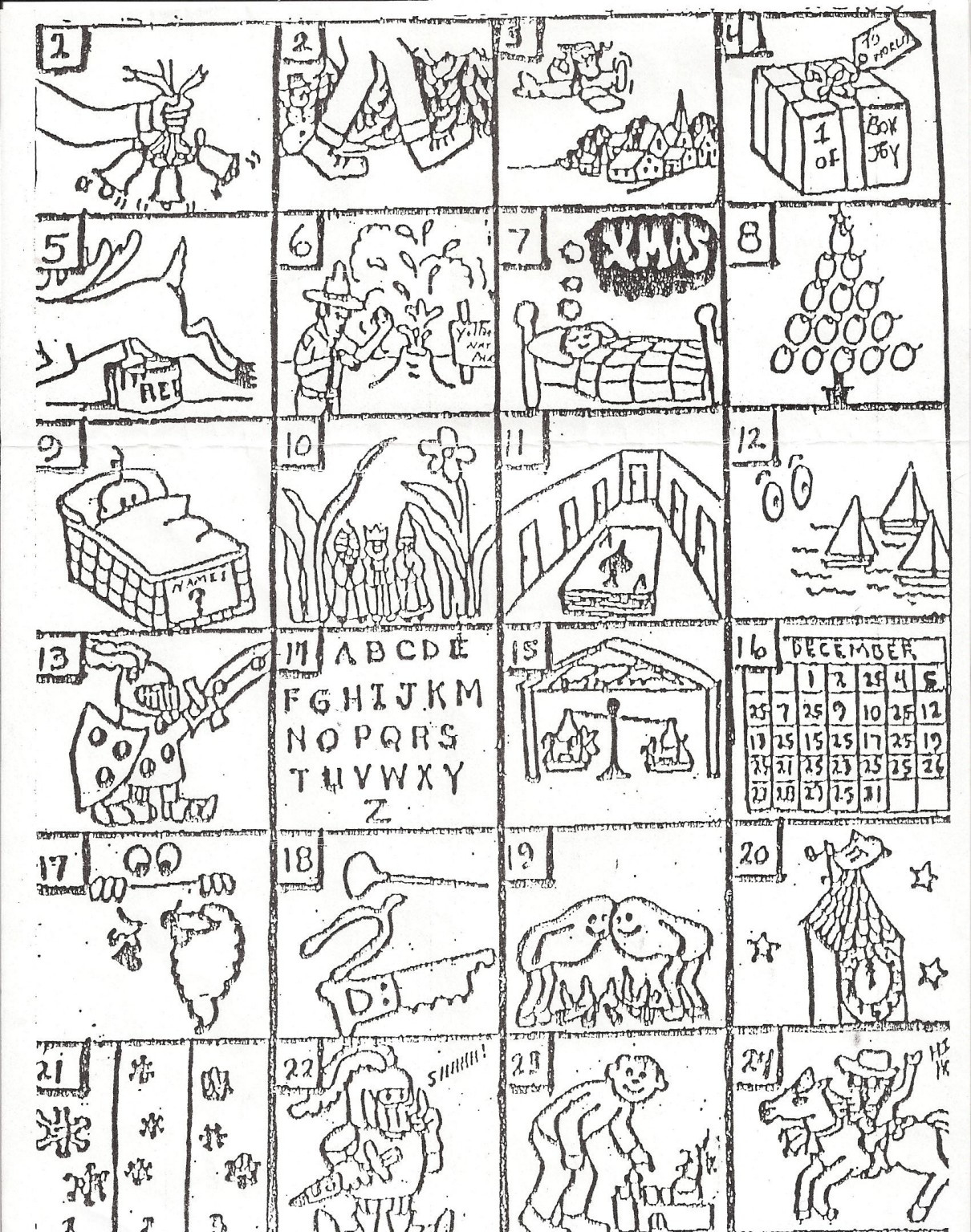 The Original Puzzle with regard to Identify The Christmas Carol Worksheet