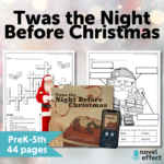 Twas The Night Before Christmas Activities   Novel Effect Within Twas The Night Before Christmas Worksheet