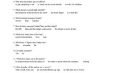 Twas The Night Before Christmas Quiz: English Esl Worksheets Pdf &amp; Doc with regard to Twas The Night Before Christmas Worksheet