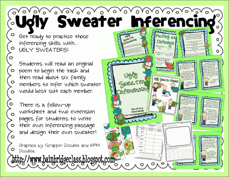 Ugly Christmas Sweaters Worksheet Answers