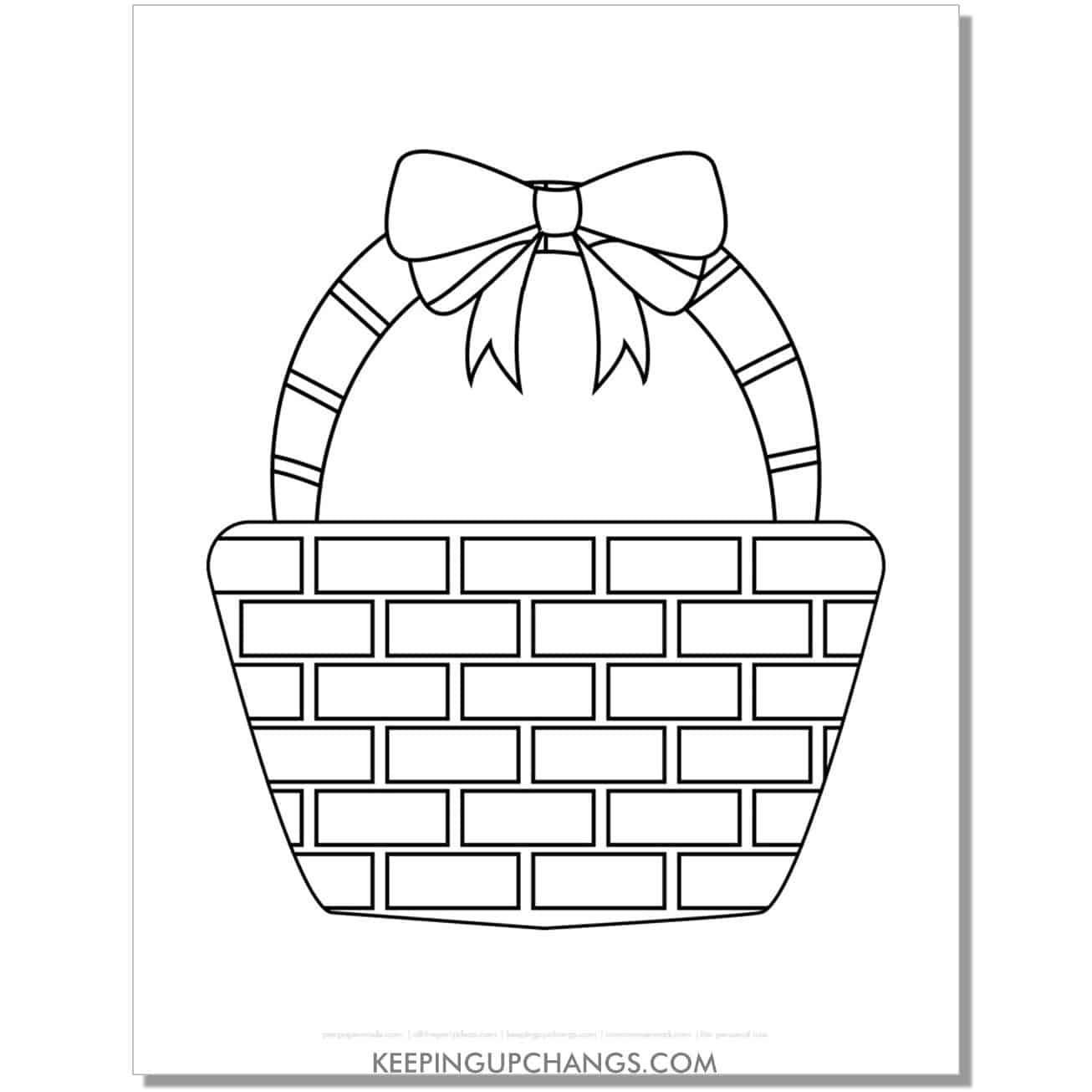 29+ Free Easter Basket Coloring Pages, Sheets [Popular Printables!] with Easter Basket Worksheets
