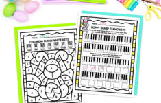 3 Creative Ways To Implement Easter Music Worksheets This Spring pertaining to Easter Piano Worksheets