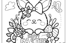 300 Easter Coloring Pages (Free Pdf Printables) in Easter Worksheets Coloring