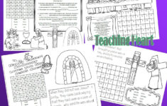 4 Easter Printable Activities! – Teaching Heart Blog throughout Easter Triduum Worksheets