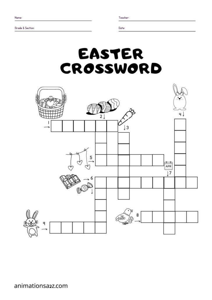 Easter Worksheets For 5th Grade