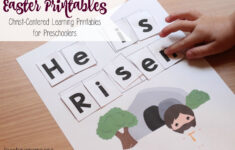 Christ-Centered Easter Printables For Preschoolers regarding Christian Easter Worksheets For Kindergarten