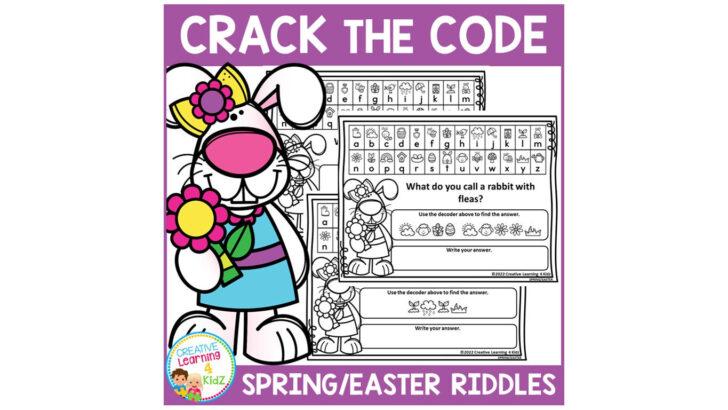 Easter Crack the Code Worksheets