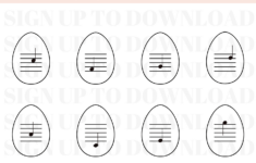 Decorate The Eggs - Easter Music Worksheet - Schools Music Market throughout Easter Music Worksheets