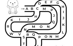Easter Alphabet Maze For Kids 1 - Ezpzlearn throughout Easter Alphabet Worksheets