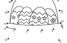 Easter Basket - Connect The Dots, Count1'S (Easter) within Dot To Dot Easter Worksheets