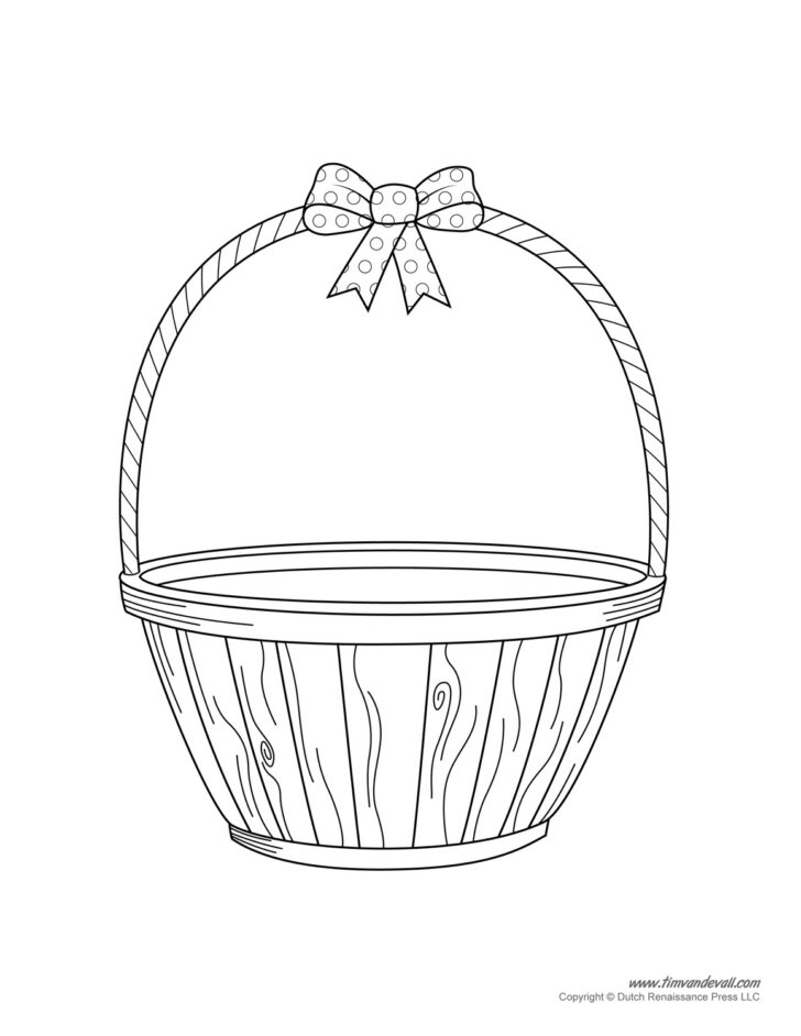 Easter Basket Worksheets