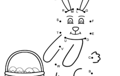 Easter Bunny - Connect The Dotscapital Letters (Easter) with Easter Connect the Dots Worksheets
