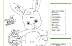 Easter Bunny: English Esl Worksheets Pdf &amp; Doc pertaining to Worksheets Easter Bunny